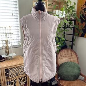 NWT Free People Movement Slalom Crystal Ball Reversible Zip Up Nylon Fleece Vest